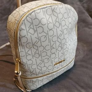 Brand New Calvin Klein Leather Backpack Purse